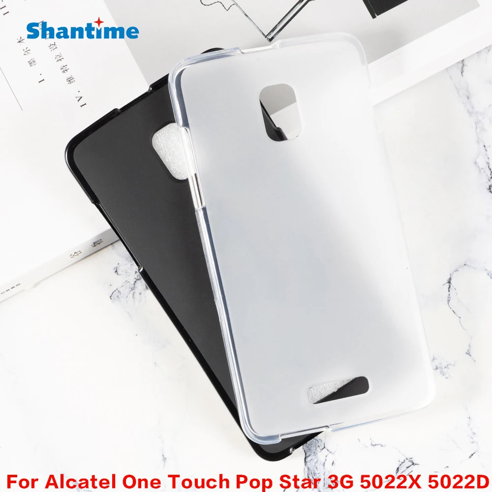 For Alcatel One Touch Pop Star 3G 5022X 5022D Gel Pudding Silicone Phone Protective Back Shell Soft TPU Case