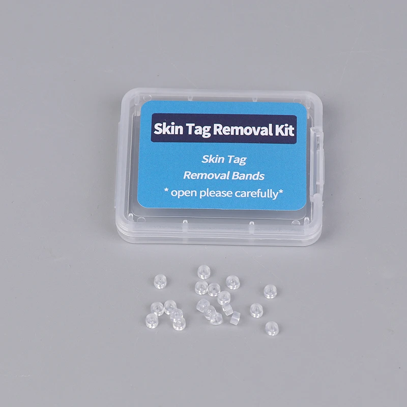 20pcs/box Skin Tag Removal Rubber Bands Micro Band Non Toxic Face Care Mole Wart Skin Care Tools
