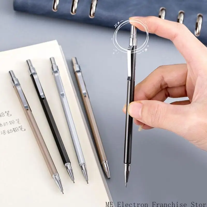 T5ea 10pcs قلم رصاص ميكانيكي قلم رصاص تلقائي الصياغة قلم رصاص قلم رصاص لكتابة رسم رسم رسم علامة