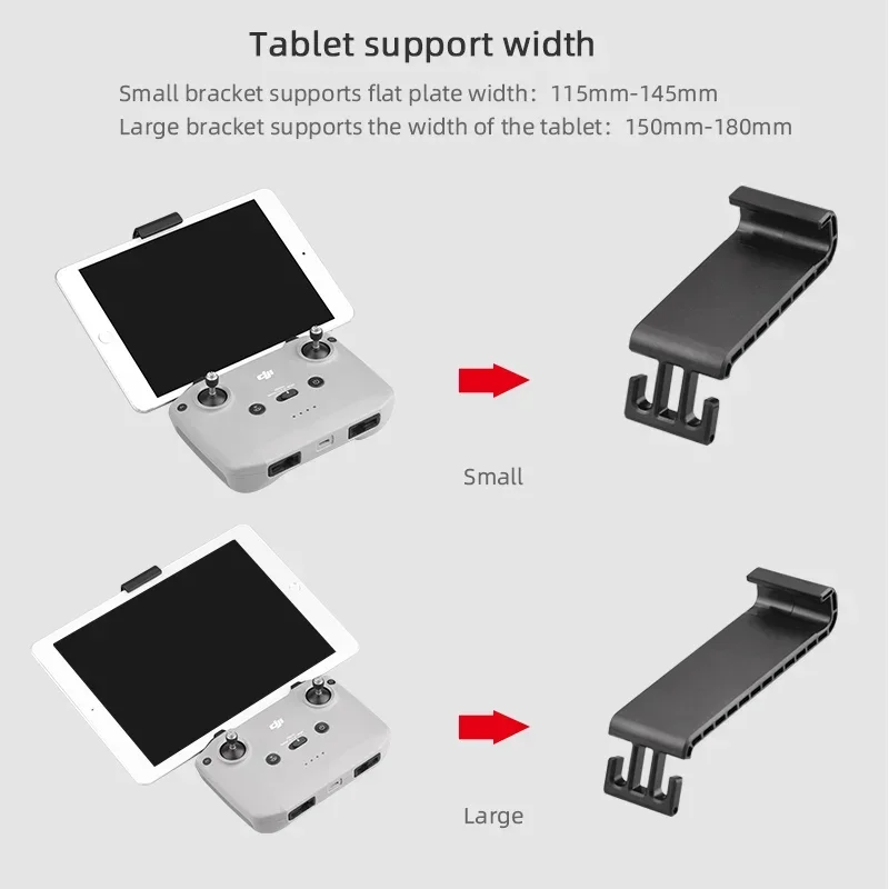 Wtohoby Tablet Extended Bracket Mount for DJI NEO /AIR 3S Drone RC-N3 Remote Control Tablet Stand Clip Holder Accessory