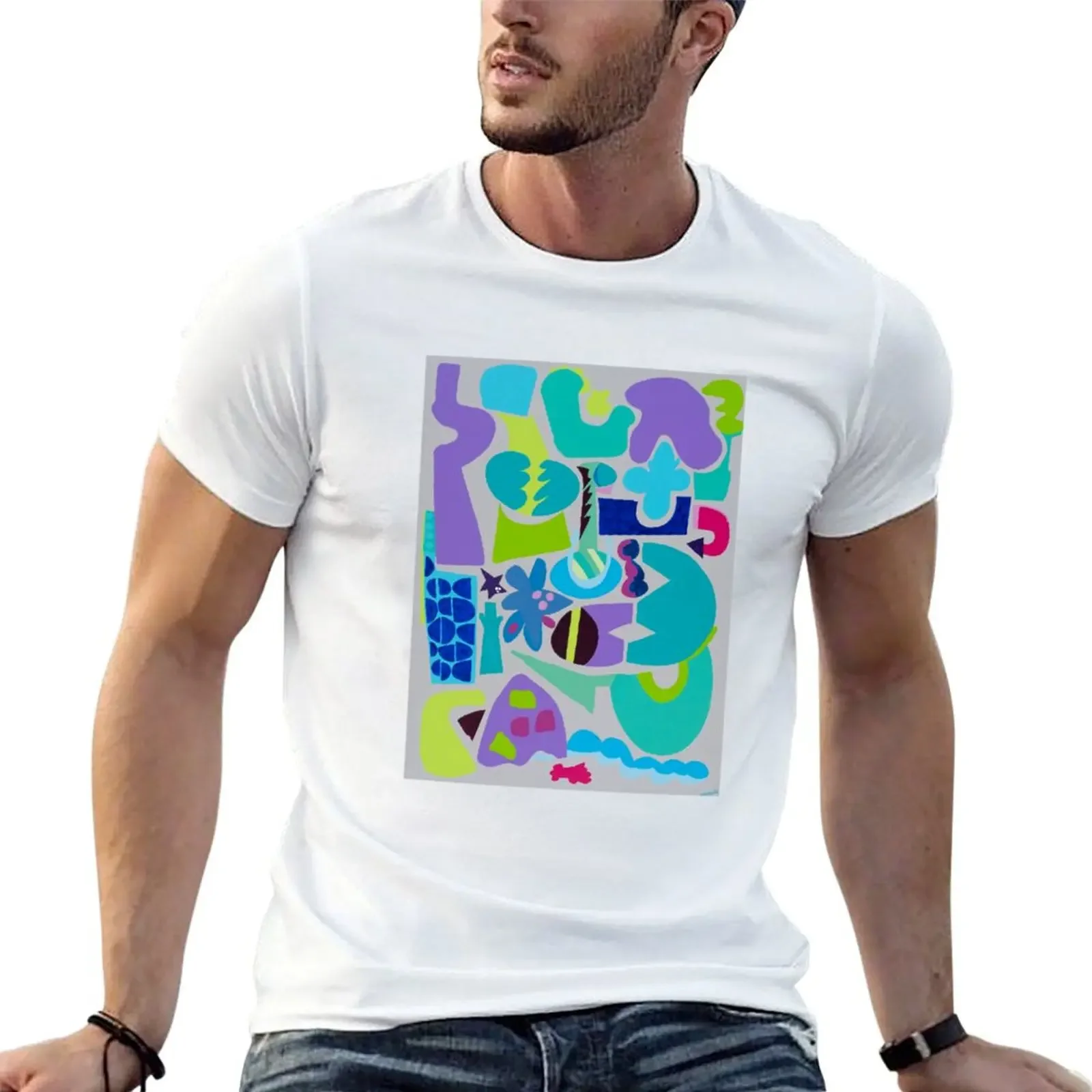 The Shape of More Things to Come - My Original Art T-Shirt heavyweights baggy shirts sweat summer tops mens cotton t shirts