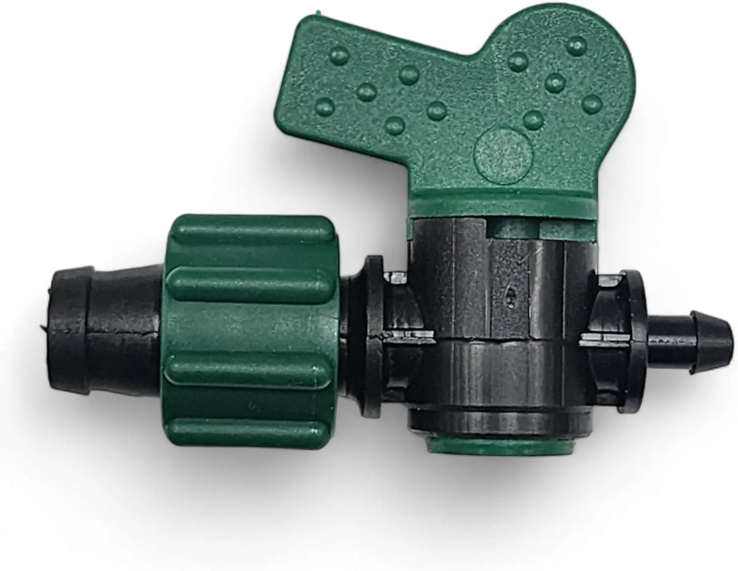 5/8" Drip Tape to 1/4" Barb Adapter with Shut Off Valve for Irrigation