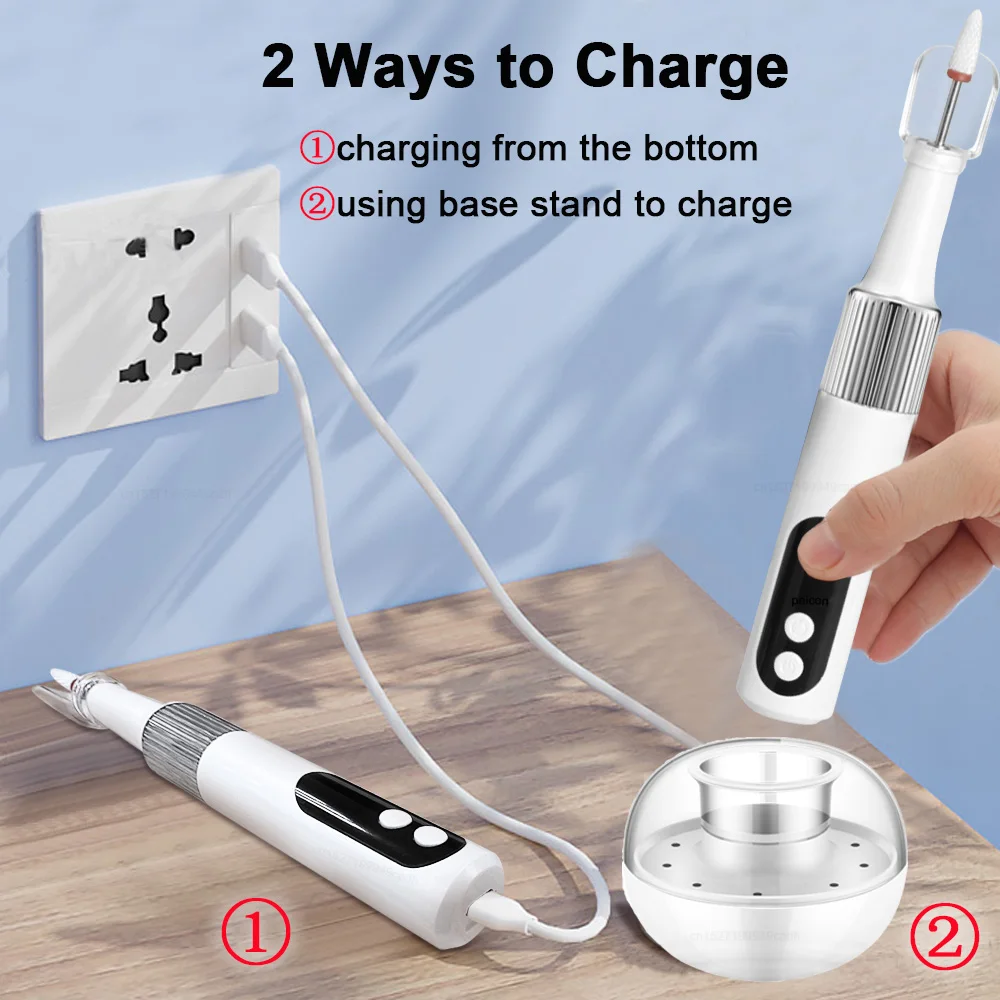 15000rpm Electric Nail Drill Machine For Nails Manicure Sander File Professional Nails Gel Grinding Rechargeable Nail Polisher