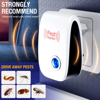 Pest Repeller Electronic Ultrasonic Pest Reject Mouse Rat Cockroach Pest Control Device Household Mosquito Killer EU Plug 2025