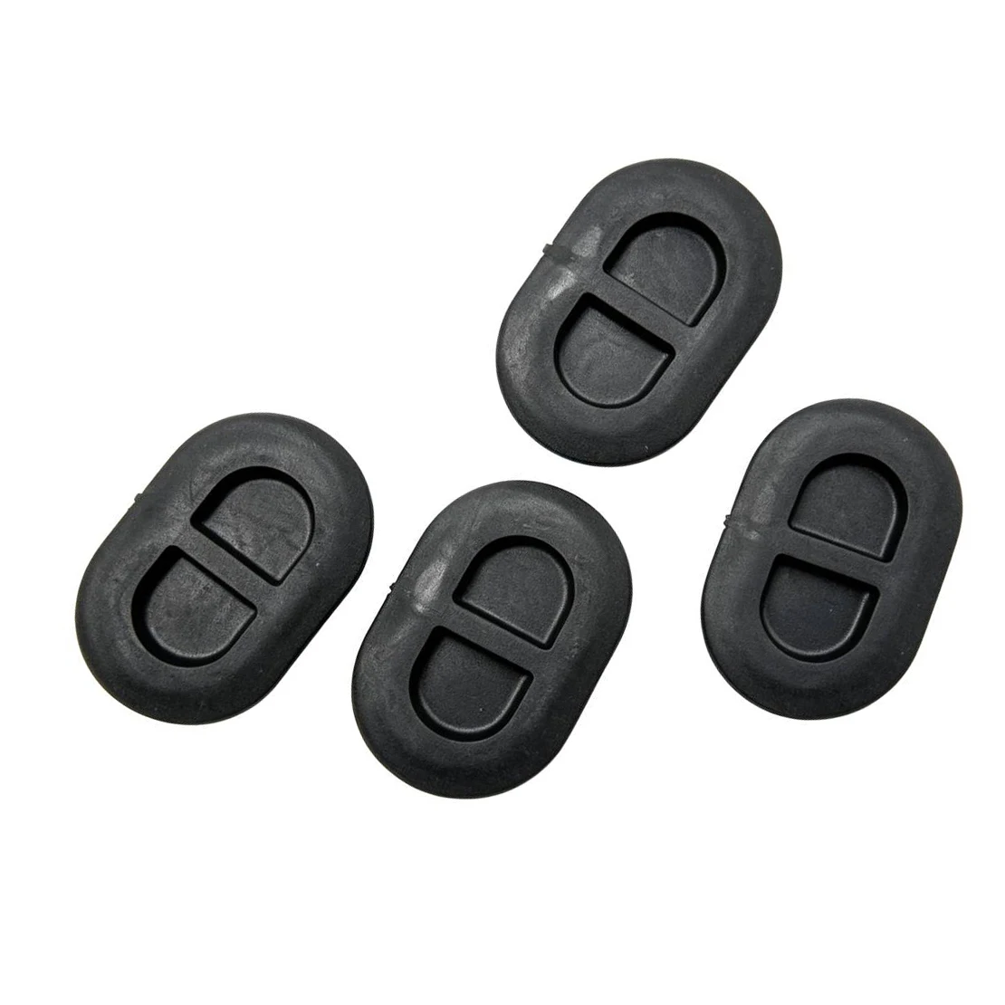 68194821 4pcs Rubber Oval Floor Pan Drain Plug Fit For Jeep Wrangler JK JL 68194821AA