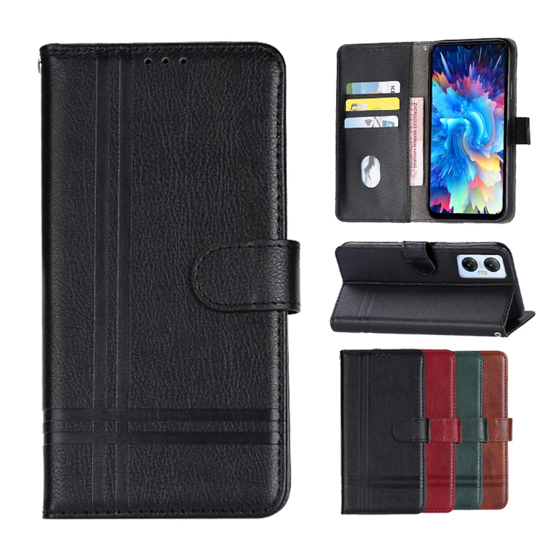 Wallet Leather Cover For Infinix Hot 20 5G X666B 6.60