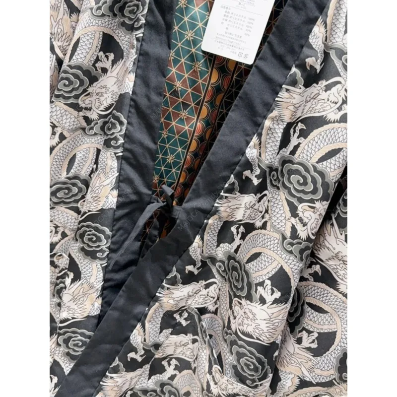 Hanten – manteaux d'hiver pour hommes et femmes, amples à lacets, Style japonais, vêtements traditionnels, veste, vêtements asiatiques, Kimono Hombre