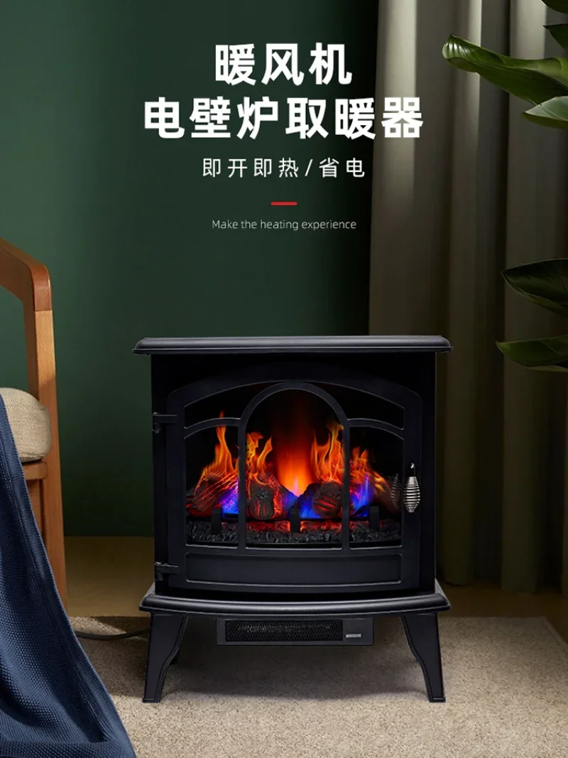 家の装飾のためのアメリカの電気暖炉、小さな暖炉、シミュレーション炎、リビングルームの装飾、3D