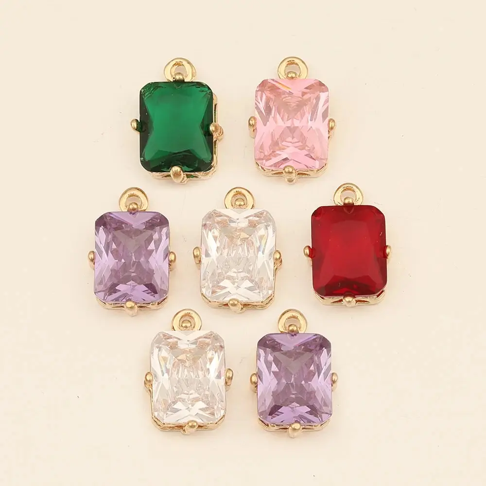 

Cordial Design 9*14MM Copper Metal/Square Shape/Jewelry Findings&Components/Crystal/Hand Made Charms/Jewelry Accessories