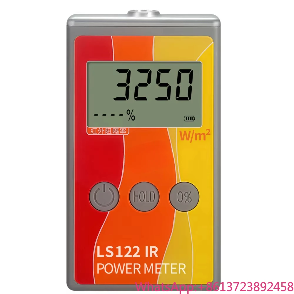 

LS122 1400nm IR Infrared Radiometer | Solar Film Tester & Window Tint Meter | Radiation IR Intensity & Rejection Rate Measuring