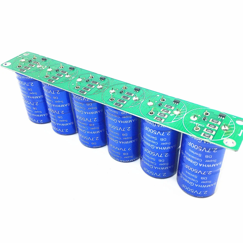 

Super Farad Capacitor Module Kit 16V83F Farad Capacitor Super Capacitor Large Capacity with Balance Plate Circuit Plate for Car