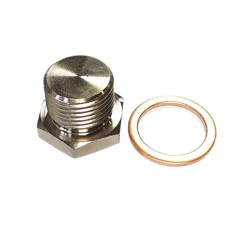 Hot Sale OD Exhaust Pipe Fitting Flathead Screws Lambda Converter O2 Oxygen Sensor Plug Universal Thread M18*1.5