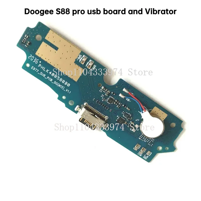 

USB-плата Doogee S88 Pro для вибратора S88 Plus, гибкий кабель, разъем для док-станции, 6,3-дюймовое зарядное устройство для сотового телефона, схемы мифологии