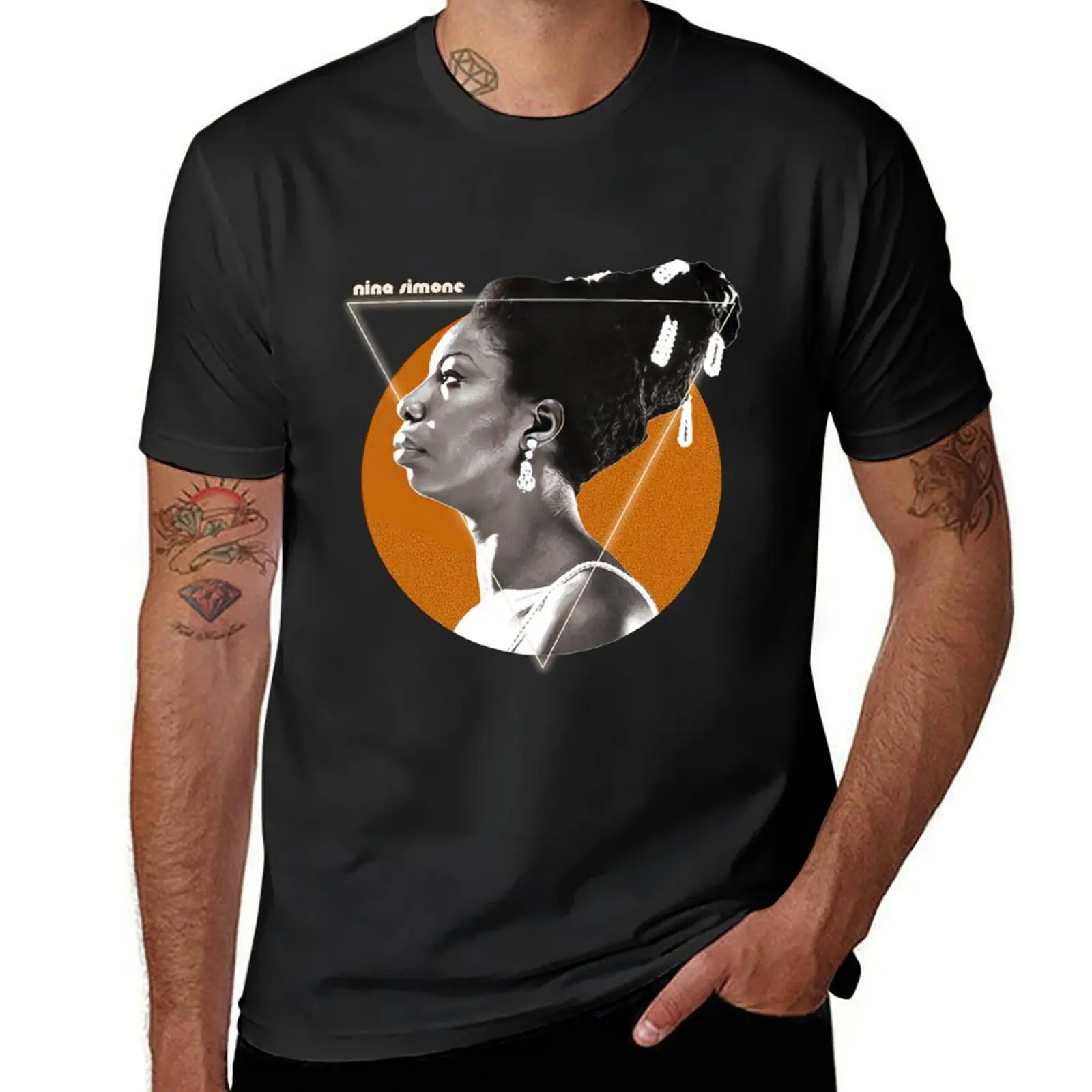 

Retro Nina Simone Gold Tribute T-Shirt vintage t shirts funny meme t-shirts anime figures funny shirt cotton t shirt men
