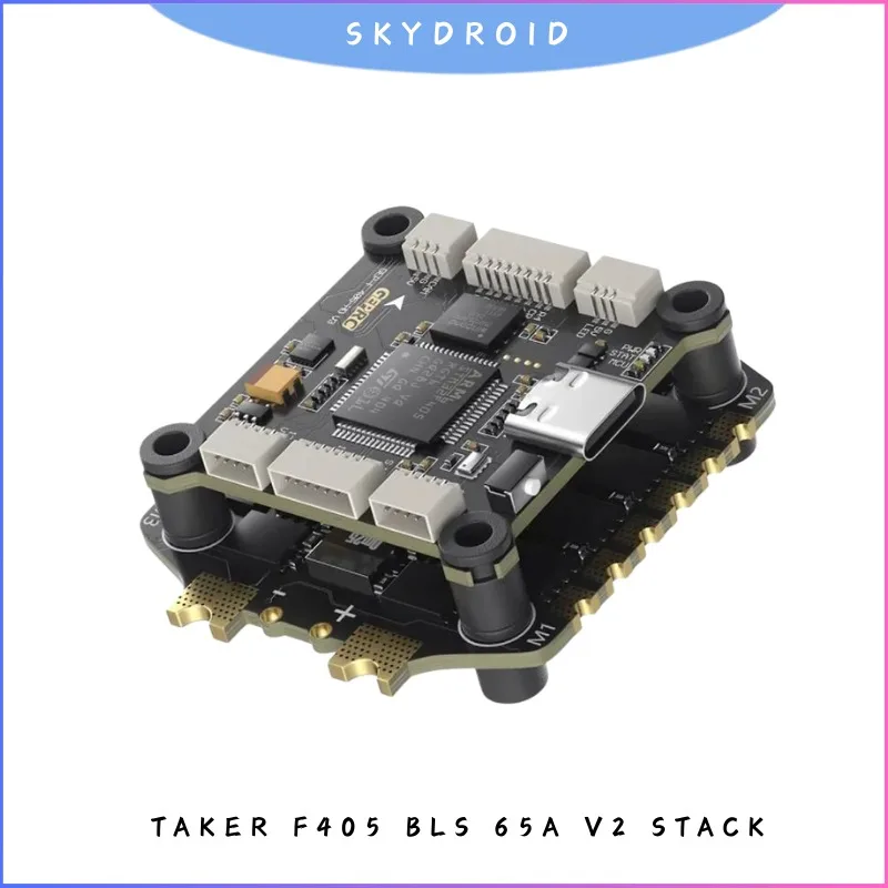 

GEPRC TAKER F405 BLS V2 65A Flight Controller Stack for FPV Drone, 65A 4in1 ESC, Betaflight, Drone Parts
