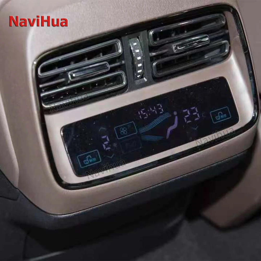 New Arrival Rear Seat Climate Control  LCD Screen AC Control Display Air Condition Climate Panel For BYD Han 2020-2023