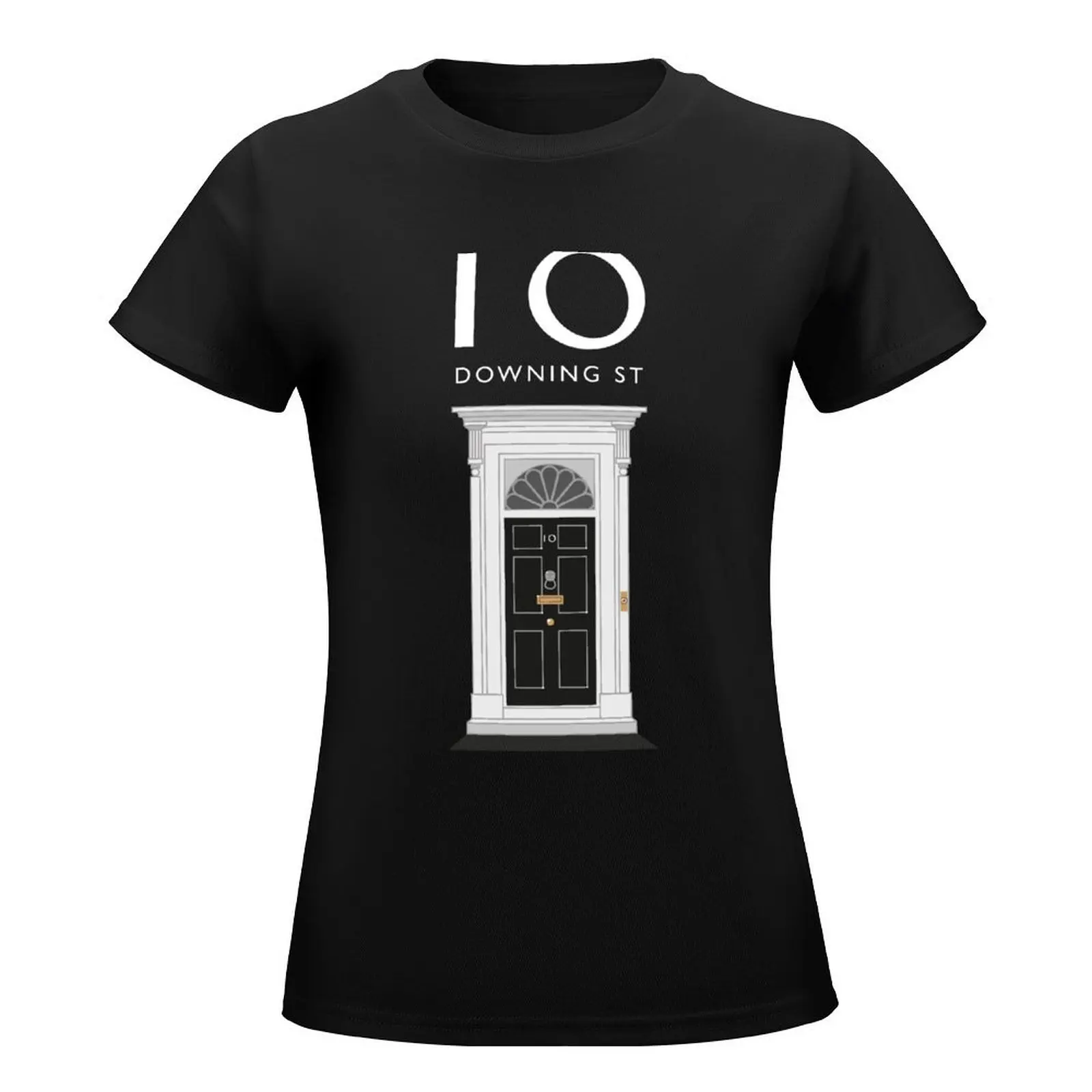 No.10 Downing Street T-Shirt oversized kawaii clothes graphics korean fashion spring clothes Women 2024