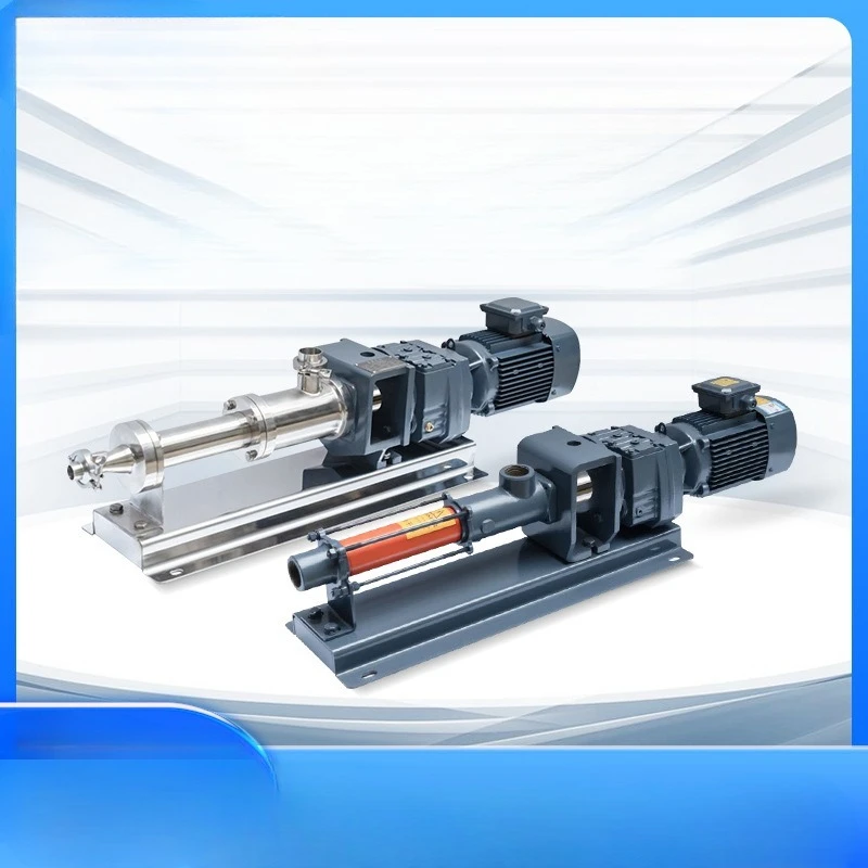 Single screw pump low speed can be used as hopper explosion-proof sludge