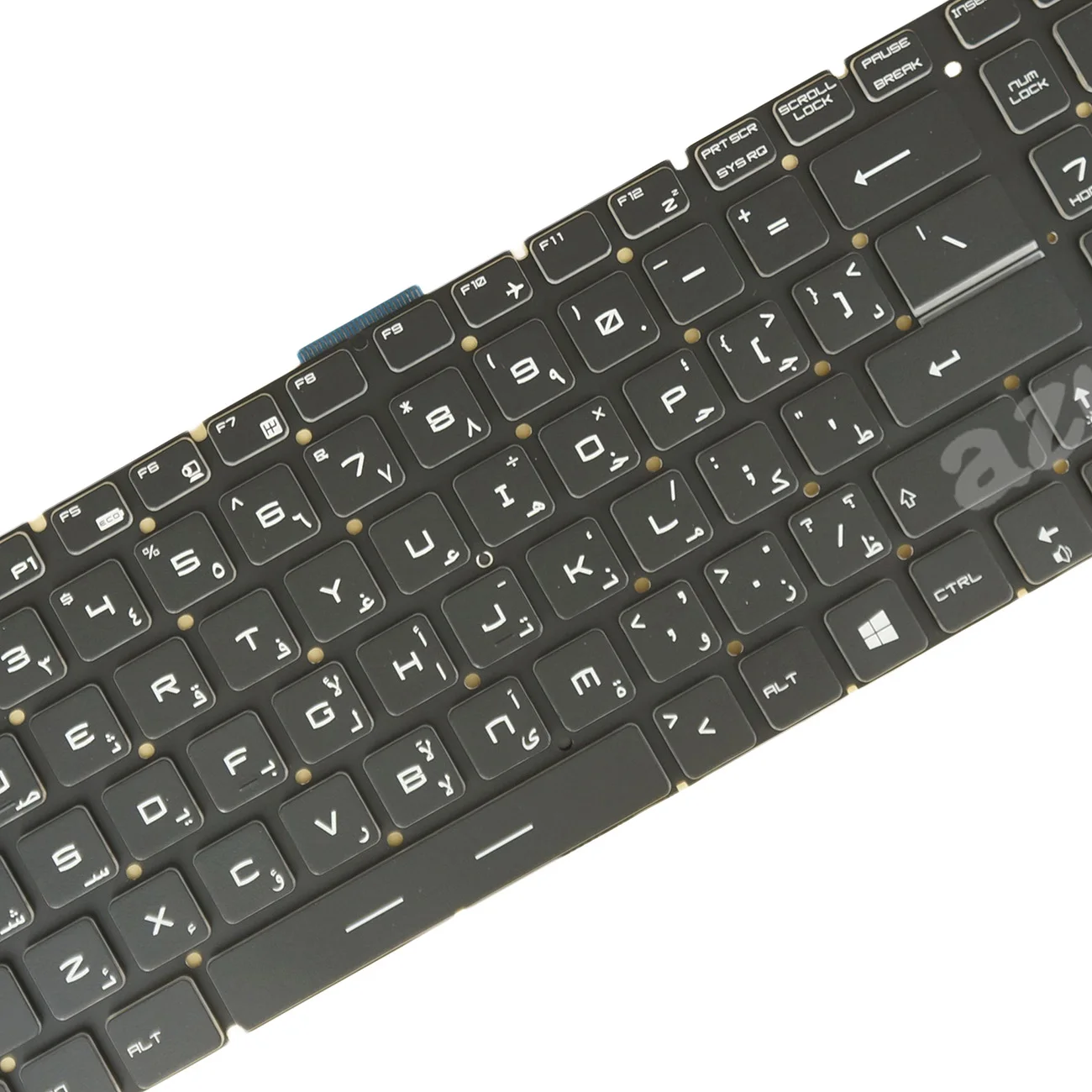 Arabic Swiss CH German QWERTZ French AZERTY Russian Spanish Keyboard For MSI WS75 P75 Creator 9SD 9SE 9SF, PE60 White Backlit