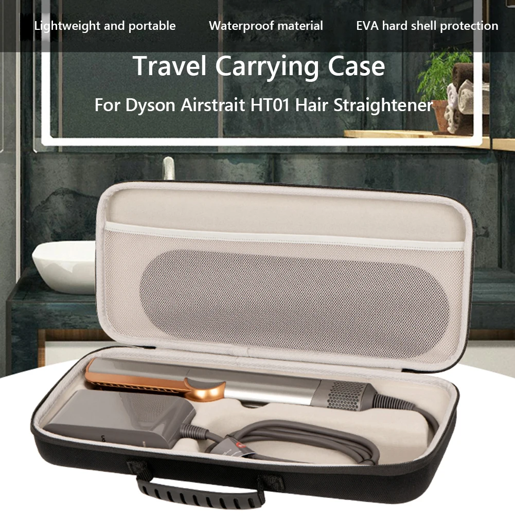 Hard Carrying Case for Dyson Airstrait HT01 Anti-Scratch Travel Storage Bag For Dyson Airstrait Hair Straightener Accessories