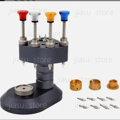 Watch Hand Press Setting Tool, 4‑Hand Fitting Machine for Hour Minute Second Hands, Watch Repair Instrument