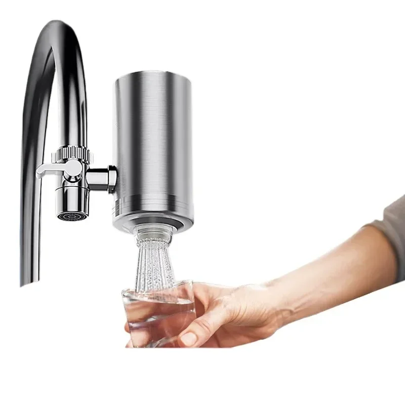 Faucet water purifier Household 304 stainless steel new removable and washable tap water filtration live stream supply water