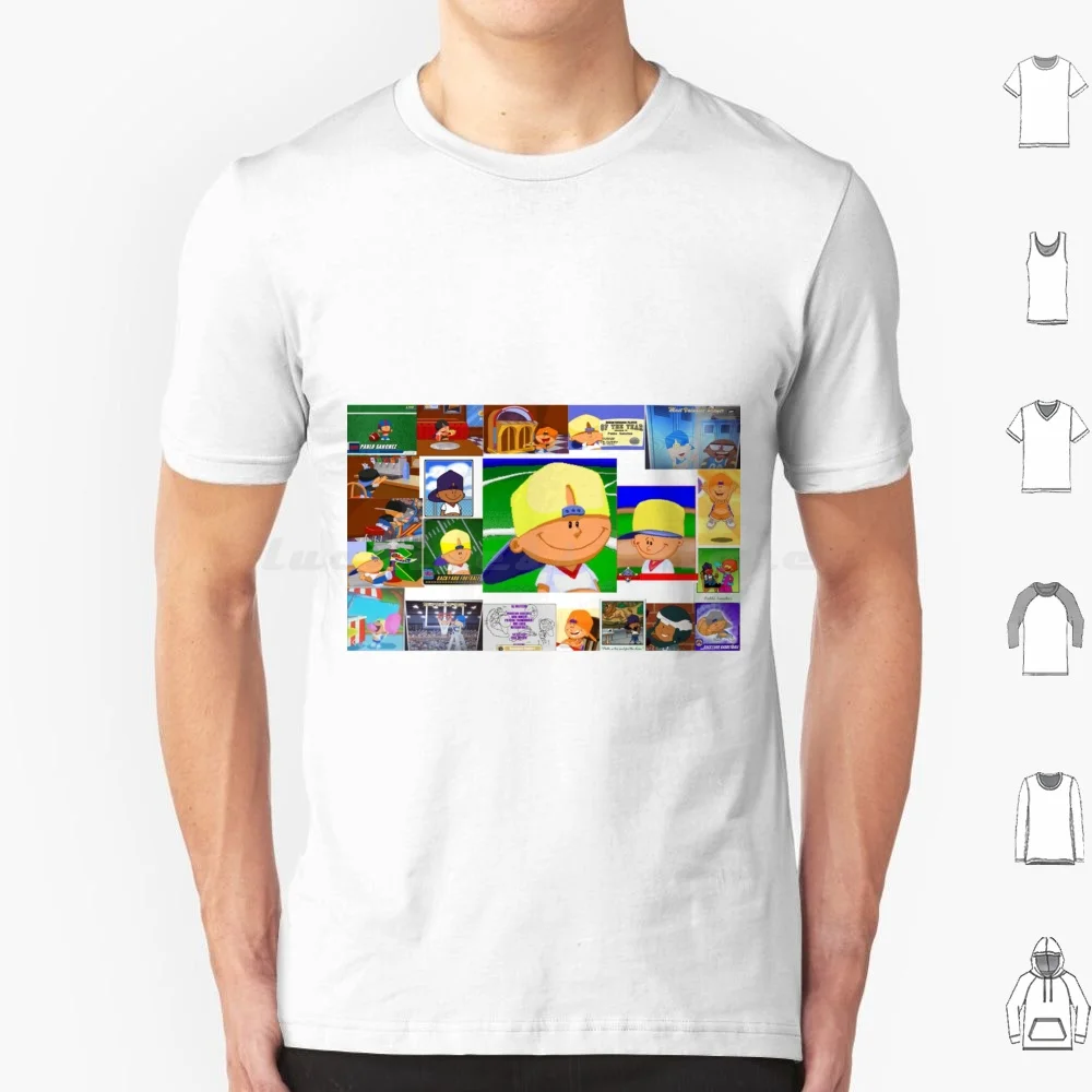

Pablo Sanchez Collage T Shirt 6xl Cotton Cool Tee Backyard Sports Backyard Baseball Pablo Sanchez