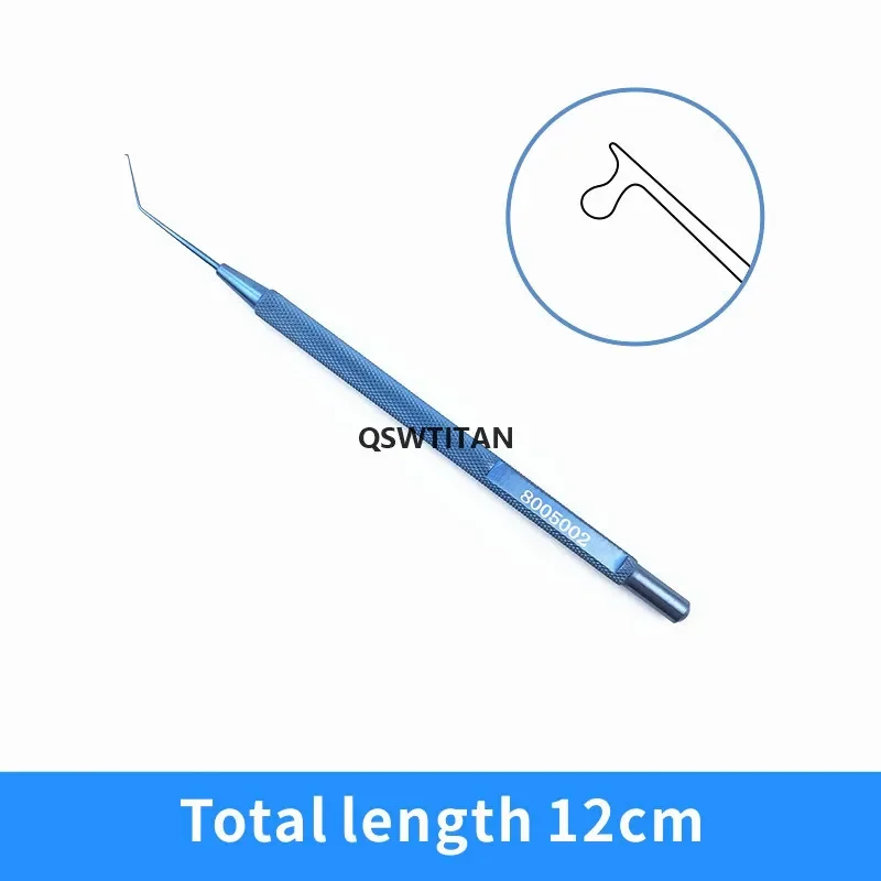 Ophthalmic Lester IOL Objektiv Titan Manipulator Haken Ophthalmic Instruments