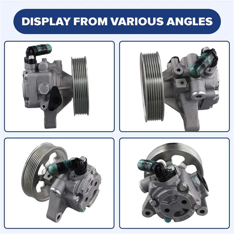 

For Honda CR-V 2005-2011 L4 2.4L Compatible 56110-PNB-A01 56110PNBA01 Power Steering Pump With Pulley