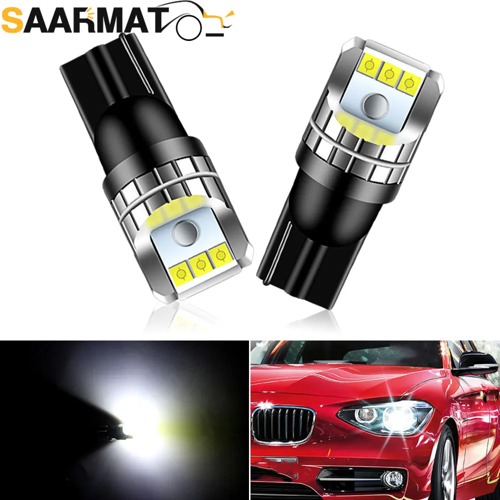 2Pcs LED Clearance Light T10 W5W 194 168 2825 CSP Chips for BMW 3-Series E46 Compact E36 7-Series E38 Z4 Coupe E86 Roadster E85