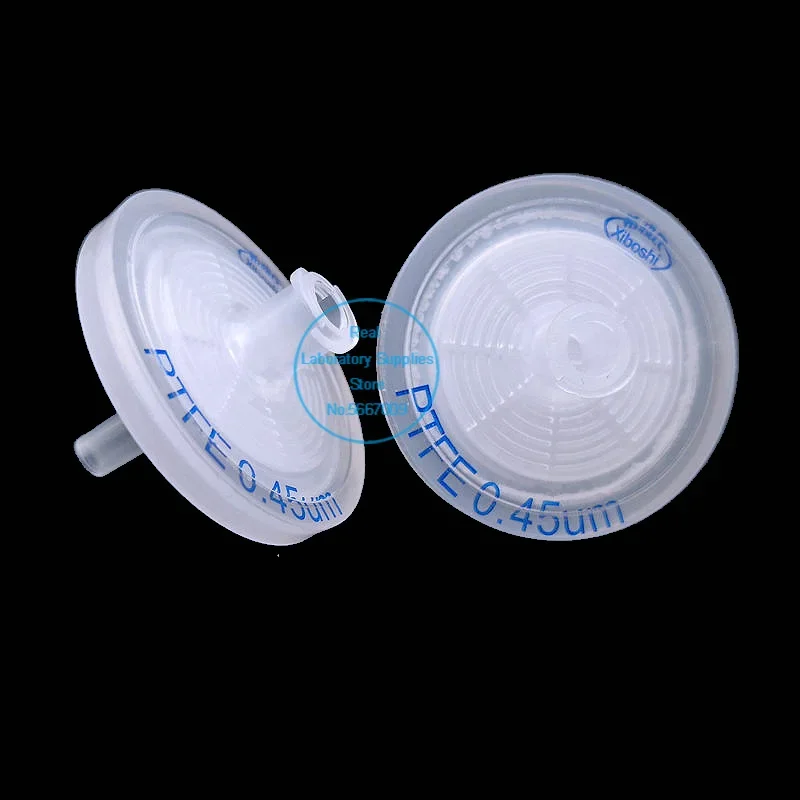 10pcs/lot Lab Plastic Syringe Filter with PTFE/Nylon Microporous Membrane Filter Joint for Chromatography (HPLC, IC)