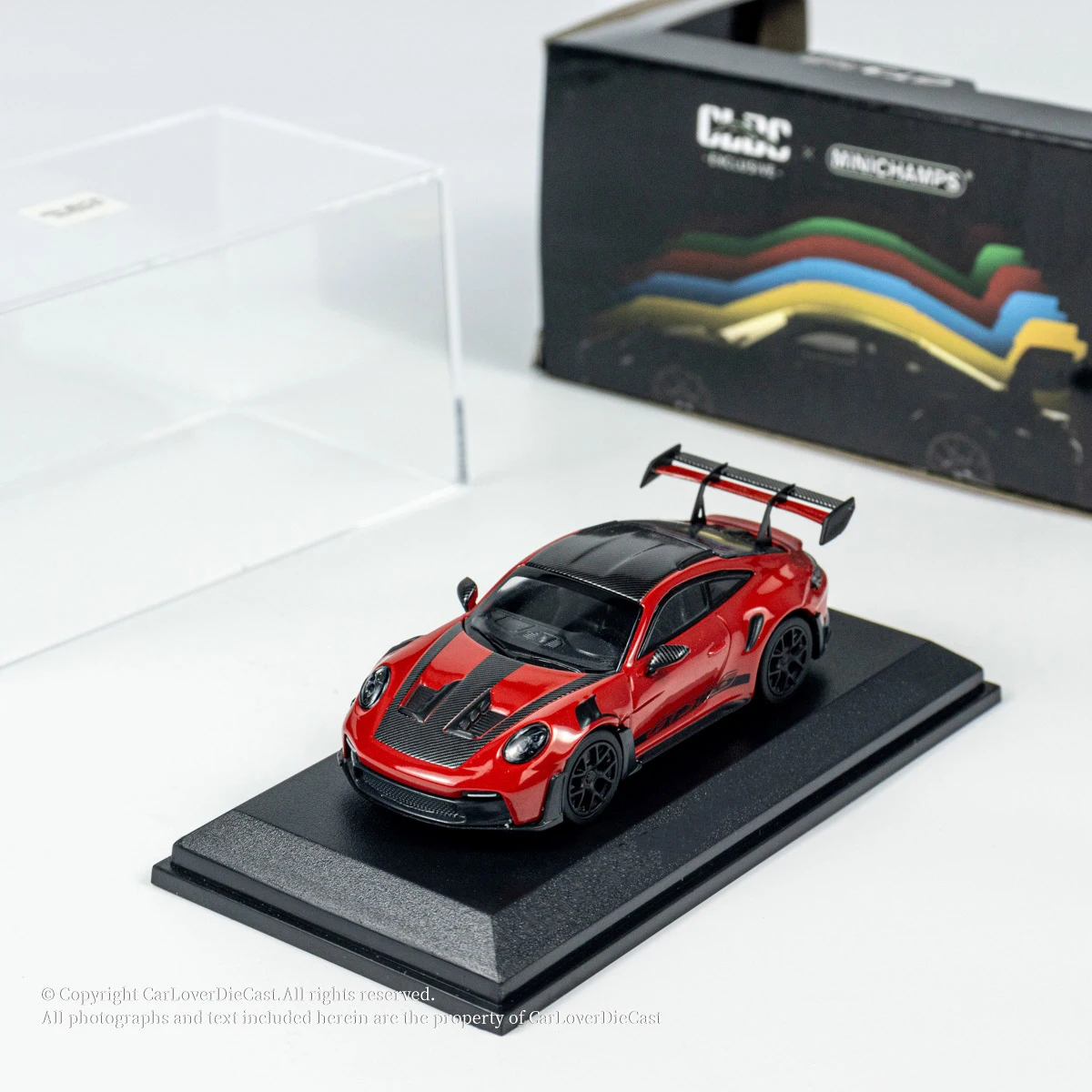 MINICHAMPS 1:64  911(992) Gt3 Rs Cayman GT4 RS Alloy Diecast Car Model Christmas Collection Gift CLDC  Tarmac Works Toy