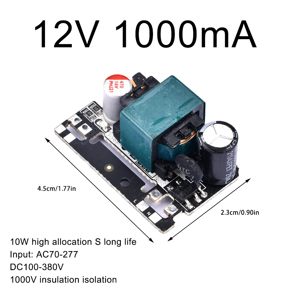 AC-DC 5V 700mA 12V1000MA 5V 2000MA 10W Precyzyjny przetwornica Buck Moduł zasilania transformatora obniżającego napięcie AC 220V do 5V DC