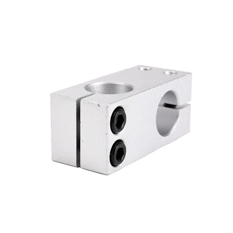 Pillar fixing clamp vertical fixed diameter fastening aluminum alloy optical axis cross block steel pipe fixing bracket connecti