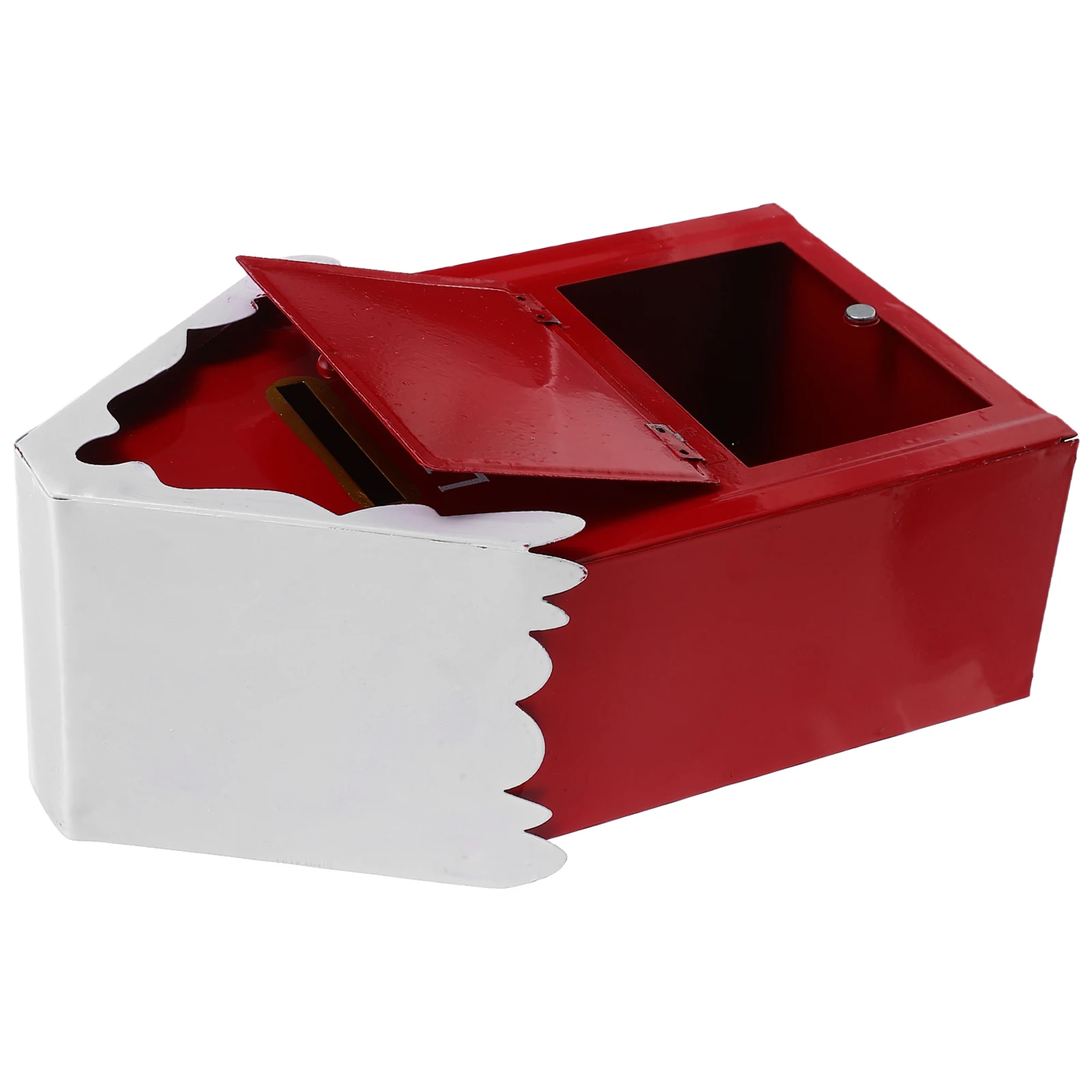 

Christmas Santa Mailbox Red Metal Holiday Mailbox For Letters To Santa Diy Craft Pretend Play Post Box Card