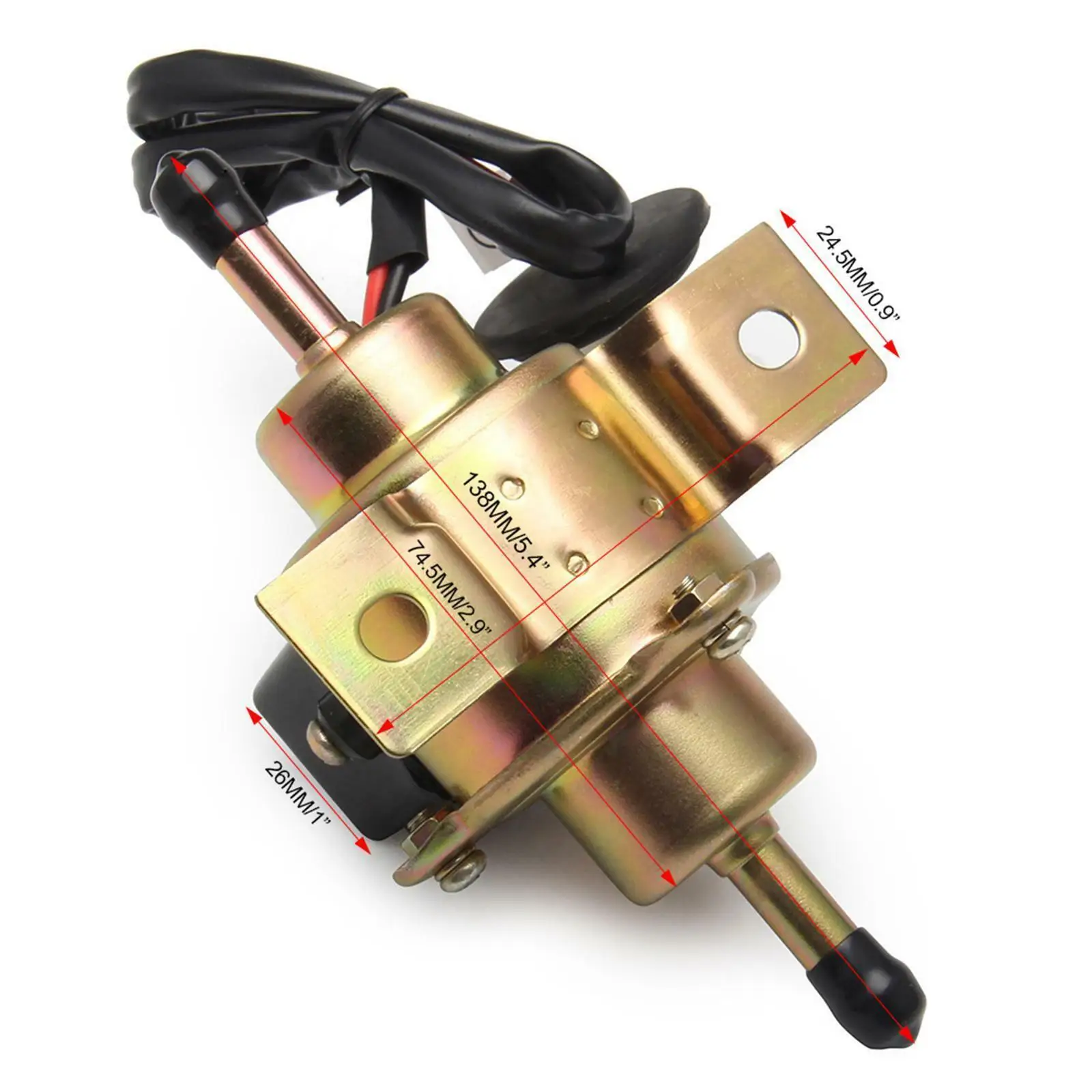12v universal niederdruck 3-5 psi benzin oder diesel elektrische kraftstoff pumpe für kubota yanmar cub kadett EP500-0 EP-500-0 FP7901-017 – Detail 7