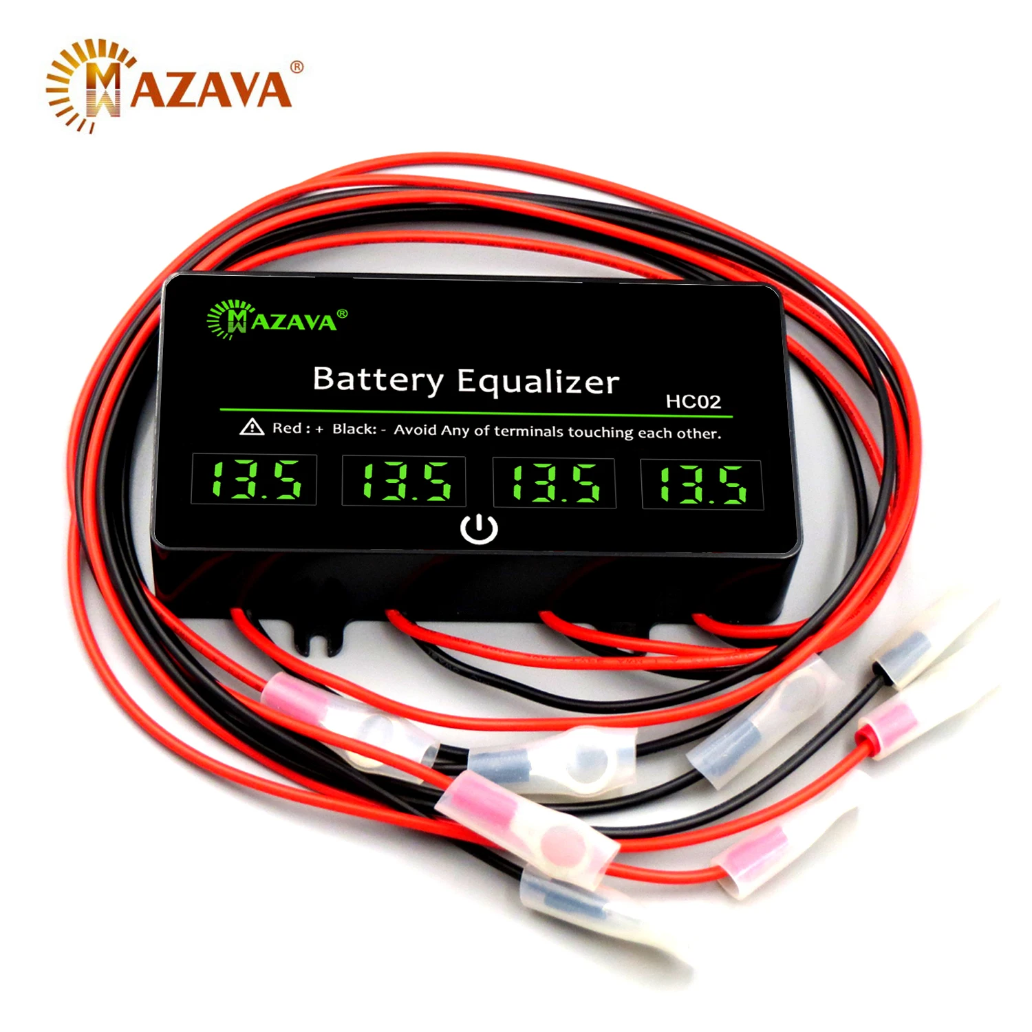 MAZAVA HC02 48V Fuses Touch Switch Battery Equalizer  Batteries Voltage balancer 4S Active Lead Acid Battery Controller