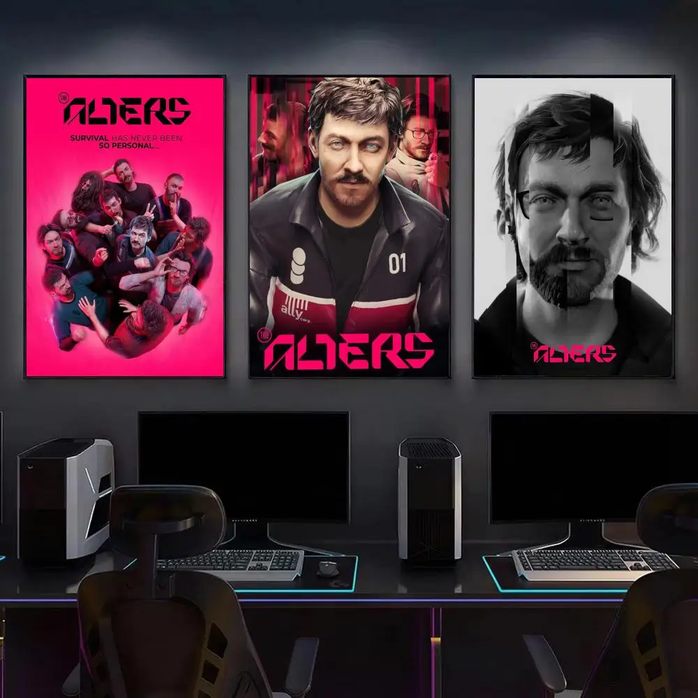 Game T-The Alters sci-fi survival Poster Modern Aesthetic Canvas Wall Art Poster Cool Room Stuff Bedroom Decor