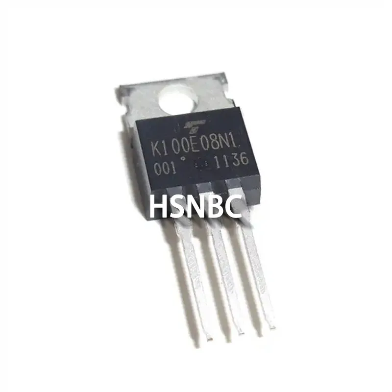 10Pcs/Lot TK100E08N1 K100E08N1 TO-220 80V 100A MOSFET N-Channel Power Transistor 100% New Original