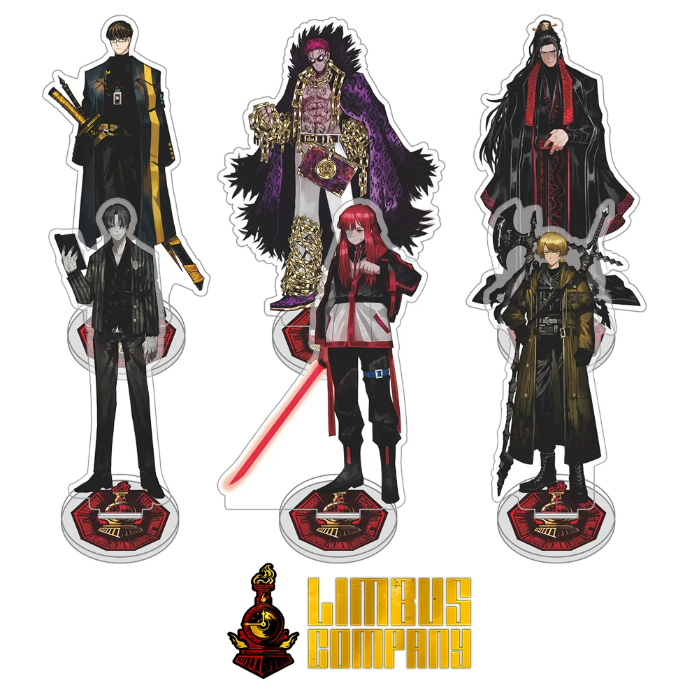 Llavero de acrílico de 15 cm de los personajes del juego Limbus Company, cartel publicitario de pie: A Certain Sinclair, Vergilius, Ricardo, Vespa, Jia, Xichun