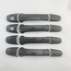 13pcs ABS Carbon Car Accessory Door Handle Bowl Covers Trim Paste Style For Lexus IS200 IS300 2001 2002 2003 2004 2005
