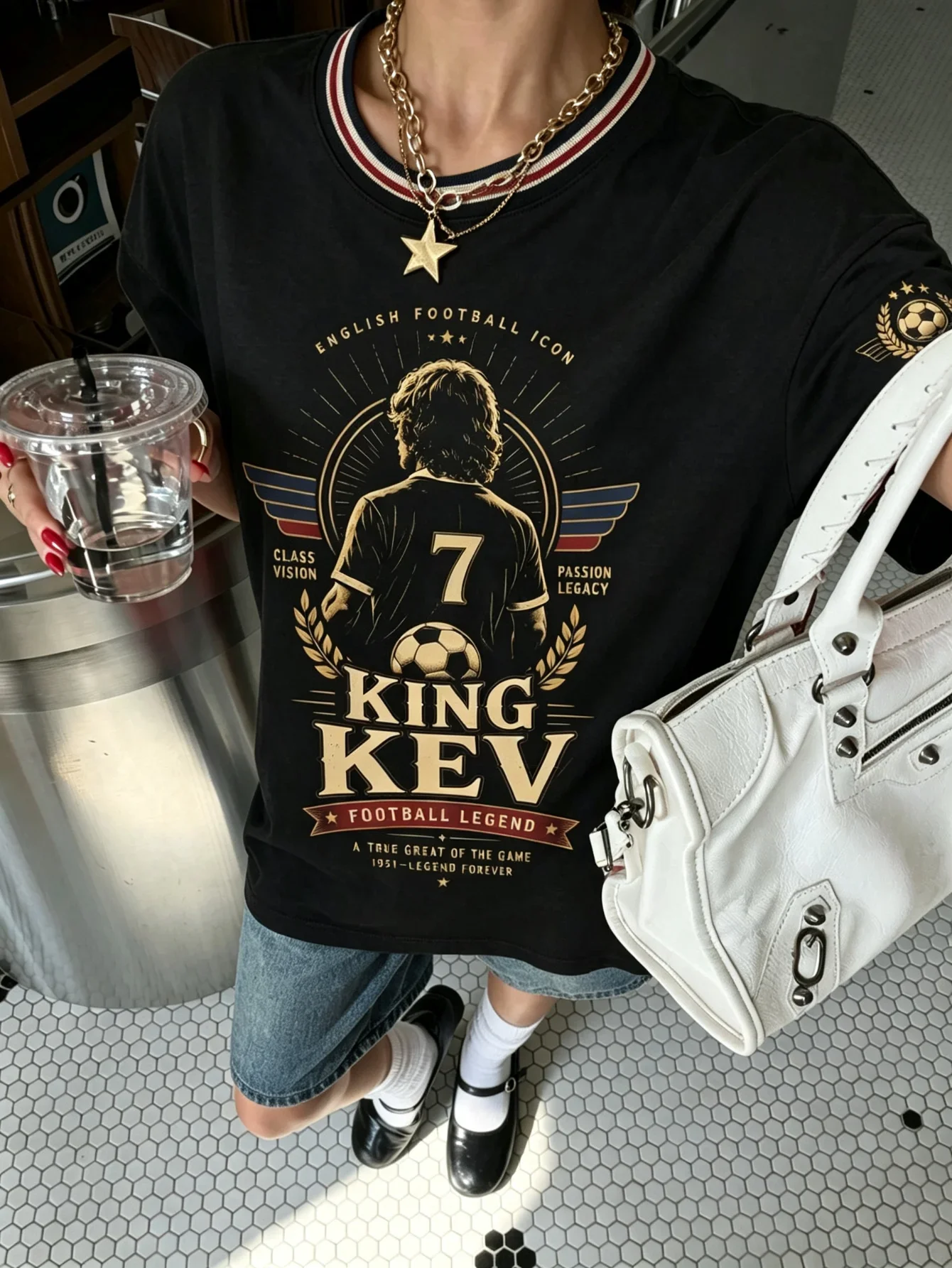 2026 England King Kew Fan Football Training T-shirt - 3D Printed - Fashionable and Comfortable - Family Set