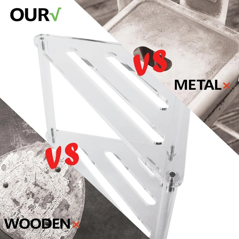 A74E-Acrylic Shower Bench, 12In D X 12In W X 12In H, Heavy Duty 50Lbs Capacity, Waterproof Non-Slip With Storage Shelf