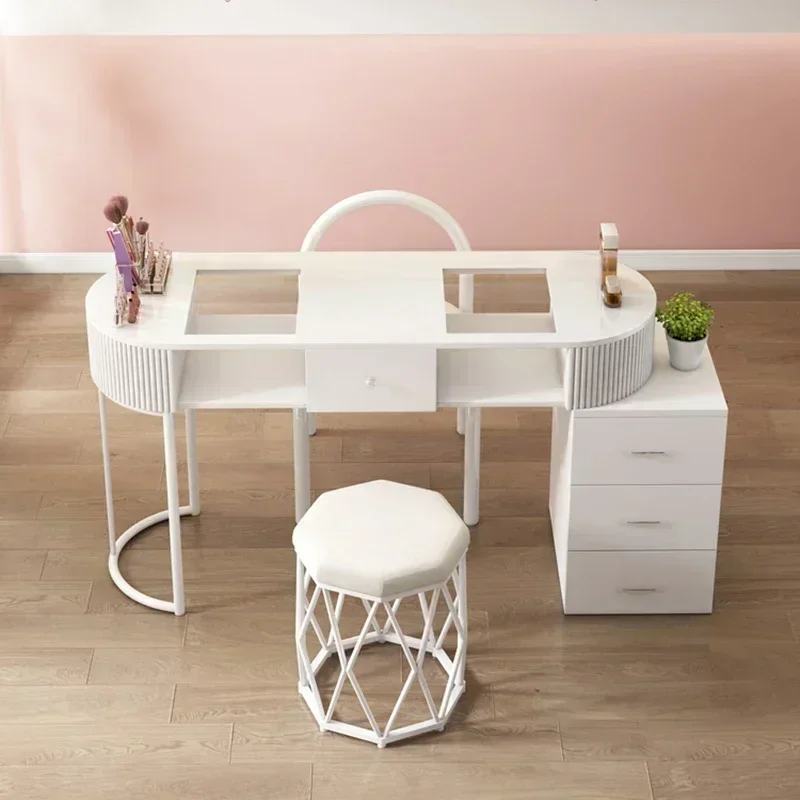 Dressing Table Solid Wood Light Luxury With Mirror for Bedroom for Master Bedroom Sturdy Construction