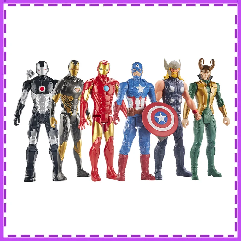 

Hasbro Marvel Comics The Avengers Iron Man Spider Man War Machine Captain America Gifts for Children Action Figure Model Toys