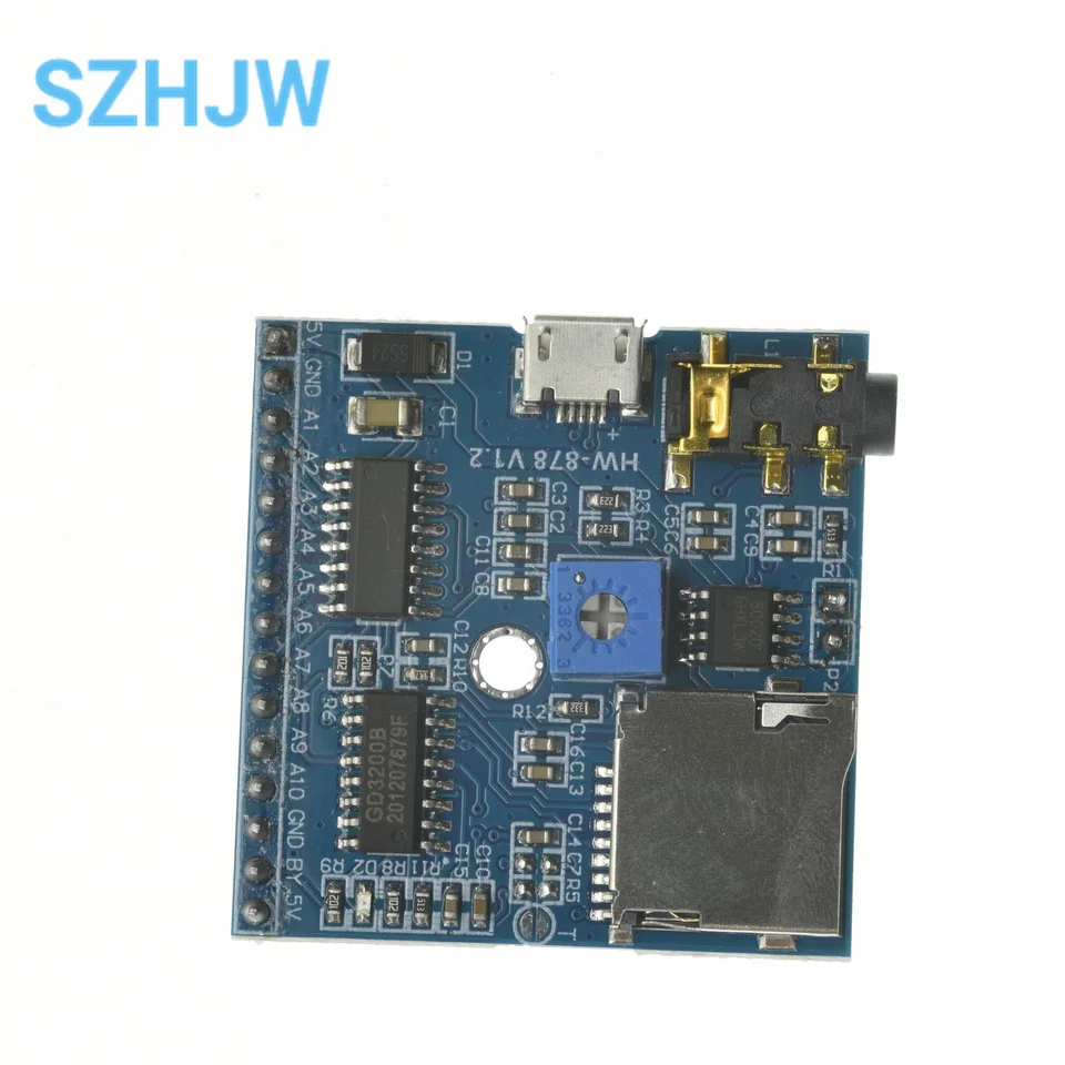 Voice Playback Module MP3 Prompt Trigger One Broadcast Once Announcer Compatible With Arduino