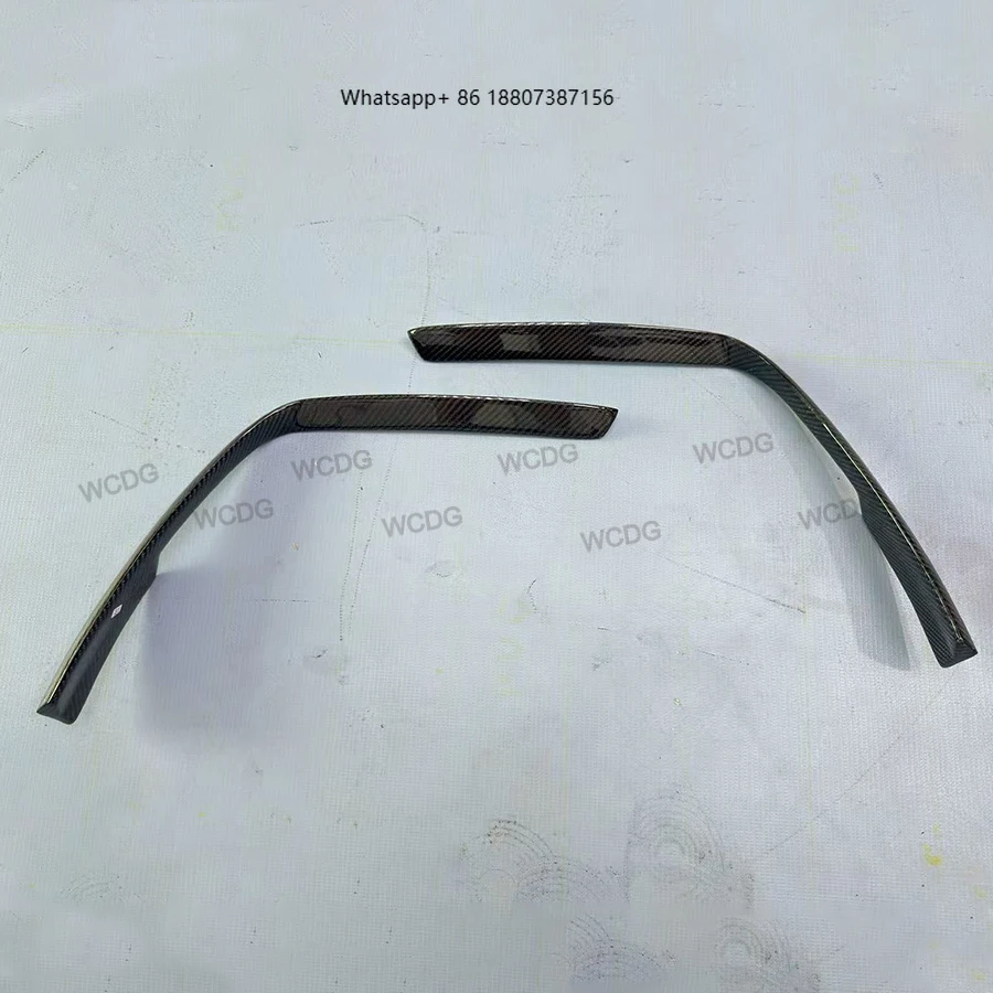 

ForToyota Supra A90 A91 Mk5 2019+ Carbon Fiber Front Bumper Air Vents Front Bumper Upper Splitters Canards Trim Car Parts