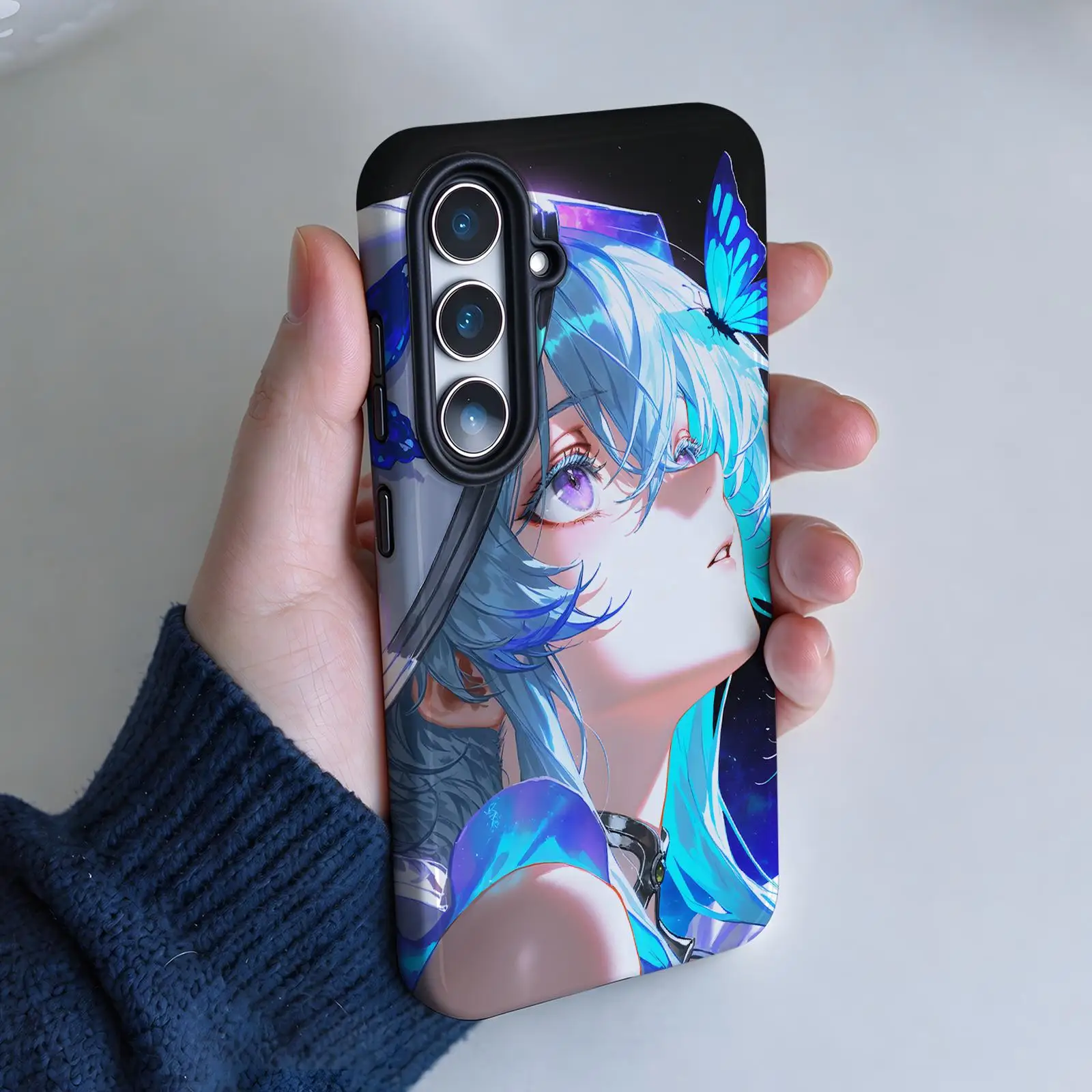 Wuthering Waves THE SHOREKEEPER Phone Case For Samsung Galaxy A57 A56 A37 A27 A17 A36 A26 A55 A35 Glossy Film Phone Case