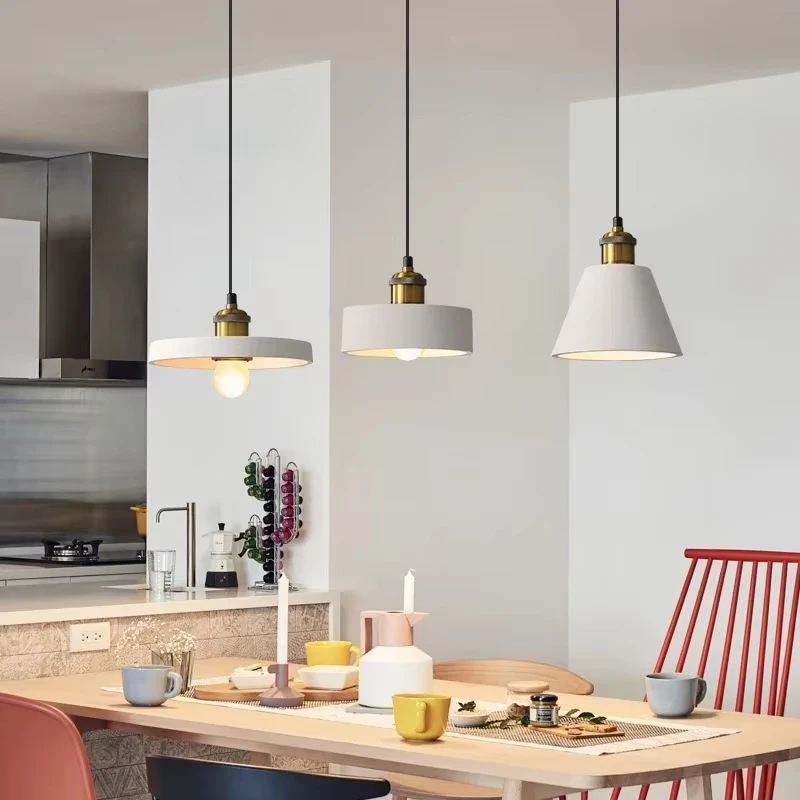 Nordic Loft Pendant Lights Minimalist Dining Room Chandelier Retro Hanging Lamp Kitchen Dining Bedroom Restaurant Light Fixtures