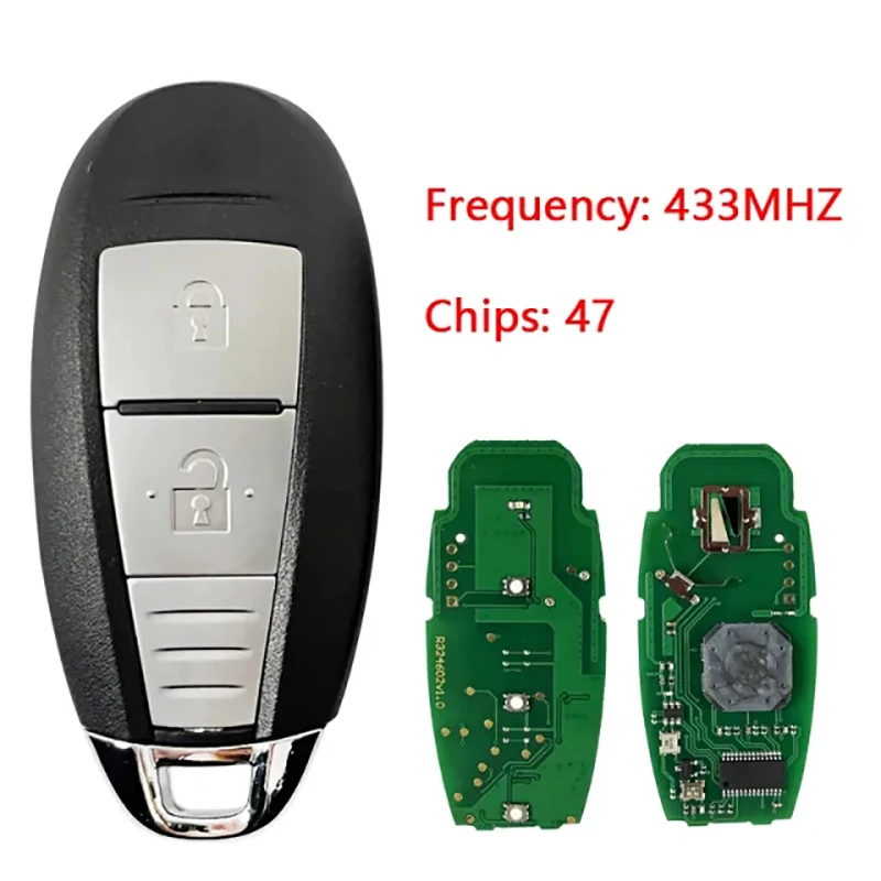CN048015 klucz Aftermarket TS008 do Suzuki Swift SX4 Vitara 2010-2016 zdalny inteligentny klucz 433MHz PCF7953 / ID47 Chip